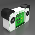 Panda unmanned supermarket unmanned kiosk city public facilities 3d model