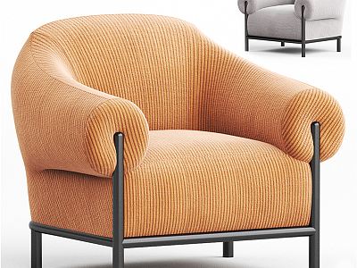 Modern single sofa model