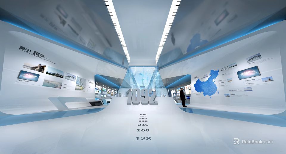 Modern Tobacco And Liquor Store Interior With Wine Shelves And Displays 3d model 