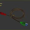 Data Line Power Line Mobile Phone Power Line Charger 3d model
