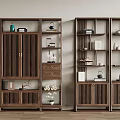 Traditional Chinese Wooden Bogu Shelf Displaying Vases Tea Sets Books And Decorative Items