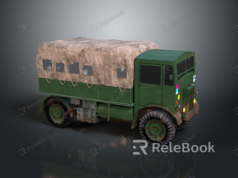 Military Truck Military Transporter Military Transporter Armed Transporter Armored Transporter model