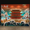 Daughter Kingdom Photo Spot With Traditional Chinese Architecture And Mountain Backdrop