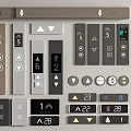 Elevator keys 3d model