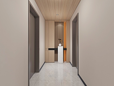 Modern Entrance 3d model