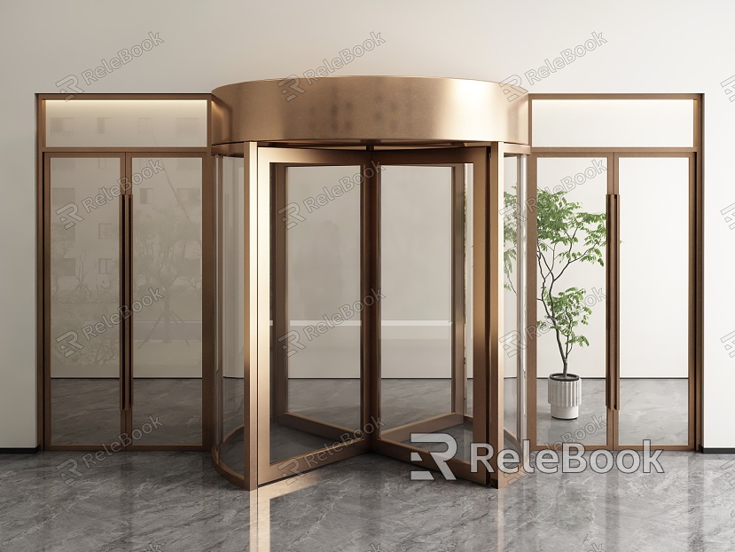 revolving door hotel gate shopping mall gate glass revolving door glass door model