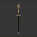 Scepter Ancient Scepter Cane Ancient Scepter Magic Scepter Metal Scepter Classical Scepter Magic Scepter 3d model