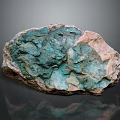 High Quality Natural Stone Material With Green Pink Color And Rough Textured Surface
