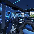 Modern Internet Cafe Technology Internet Cafe 3d model