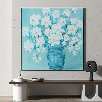 Modern retro medieval decorative painting 3d model