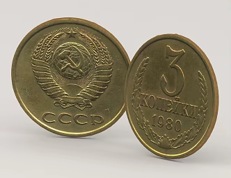 Gold Coins Ancient Coins Collectible Coins Currency Copper Coins Steel Arongs Cultural Relics Foreign Currency Money 3d model