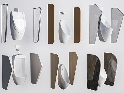 Urinal urinal partition 3d model