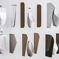 Urinal urinal partition 3d model