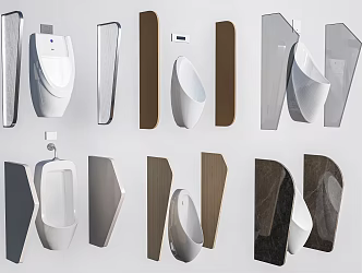 Urinal urinal partition 3d model