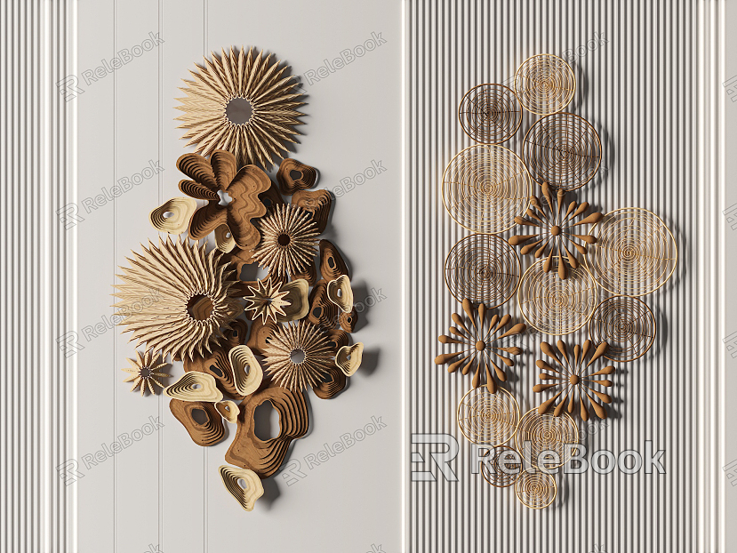 Modern wall decoration sculpture ornaments model