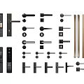 Different Types Of Modern Door Handles With Various Styles And Metal Finishes