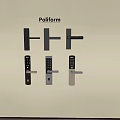 Poliform Stylish Modern Door Handles And Digital Locks Design Collection