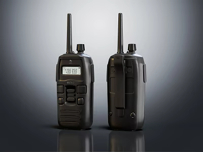 Modern Walkie-talkie Military Walkie-talkie 3d model