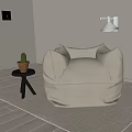 Modern Lazy Sofa 3d model