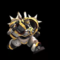 Game virtual human character 3d model
