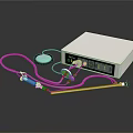 Medical Suction Device With White Unit Digital Display Control Buttons Transparent Tubes And Green Component