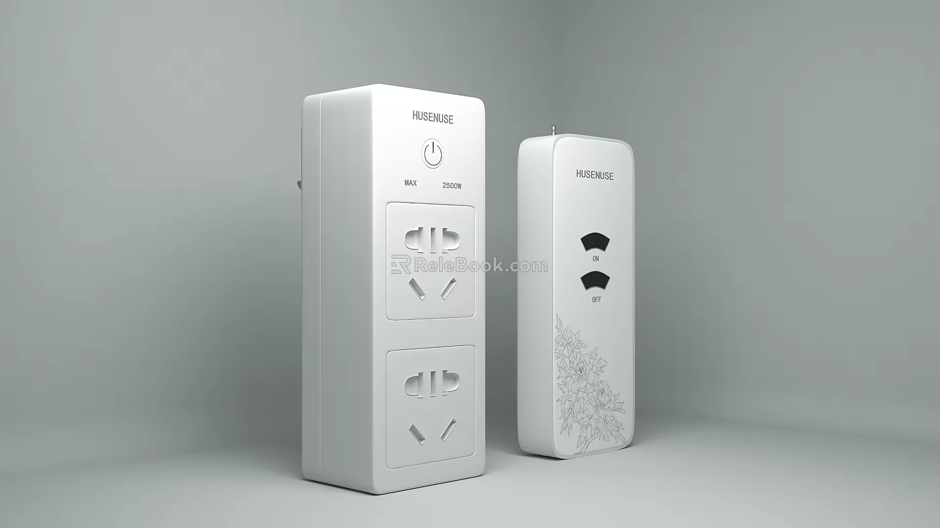 Modern socket remote control socket 3d model