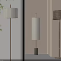 Traditional Oriental Lantern Suspended With Tassel And Bamboo Leaves On Light Beige Wall