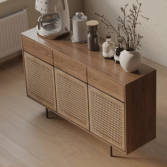 Modern Entrance Cabinet 3d model