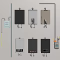 Wall Mounted Water Heaters With Various Designs And Colors For Home Use