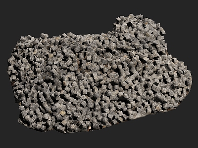 stone rock stone 3d model