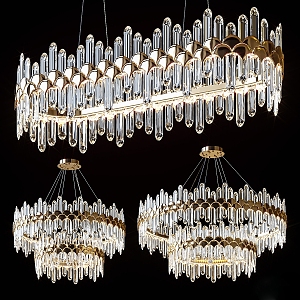 Modern Chandelier 3d model