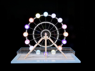 Ferris wheel model