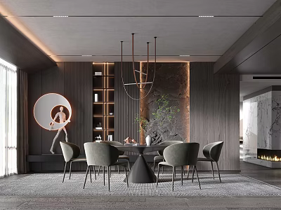 Modern Restaurant 3d model