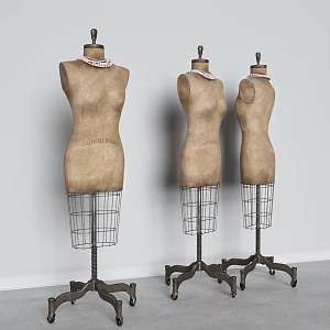 Modern Half-Body Model 3d model