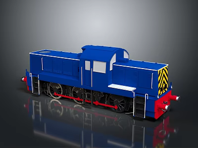 vintage train steam train carriage locomotive head steam carriage train vehicle 3d model
