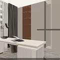 Modern Living Room Interior Design With Beige Sofa Coffee Table And TV Cabinet