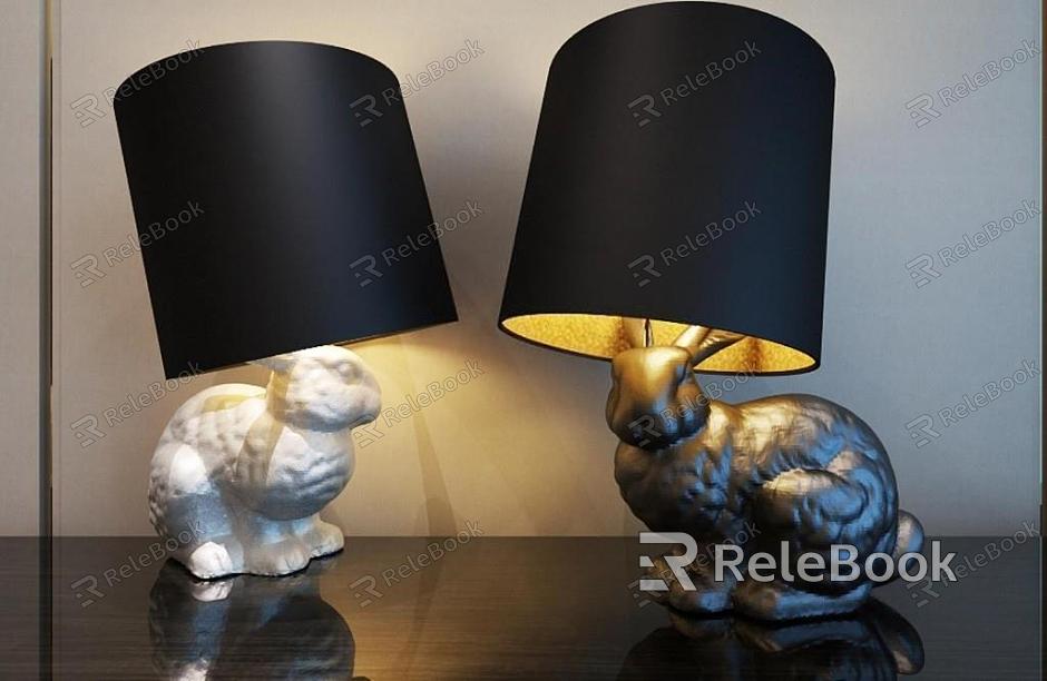 Special-shaped table lamp model