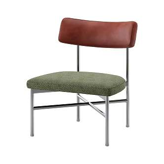 Single Chair Rest Chair Dining Chair Leisure Chair 3d model