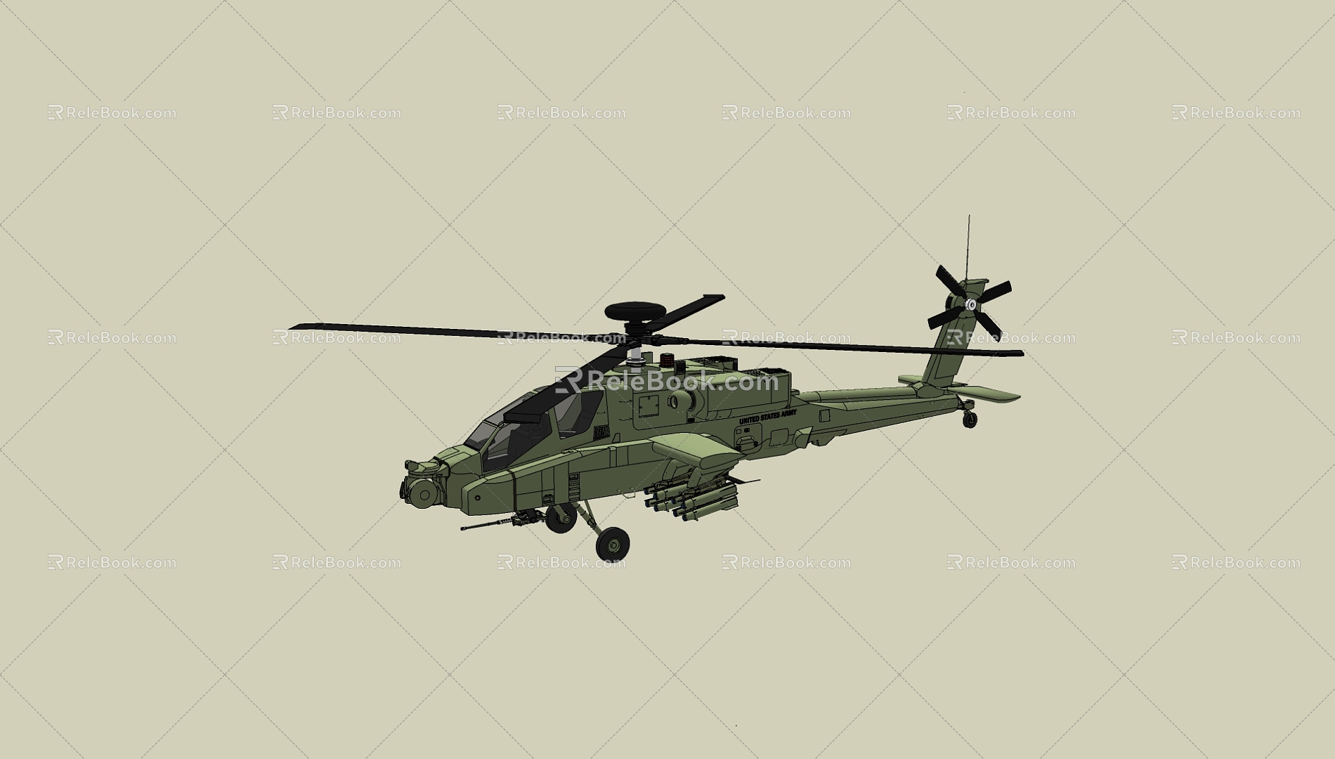 Helicopter 3d model