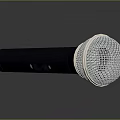 Microphone Amplifier Capacitor Microphone High-end Microphone Wheat Desktop Microphone Broadcasting Microphone 3d model