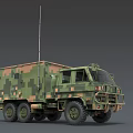 unit command vehicle military command vehicle battalion command vehicle command vehicle shelter command vehicle military communication vehicle support vehicle 3d model