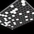 Hexagonal Honeycomb Ceiling Technology Ceiling Science and Technology Museum Ceiling Office Ceiling Light Film Ceiling 3d model