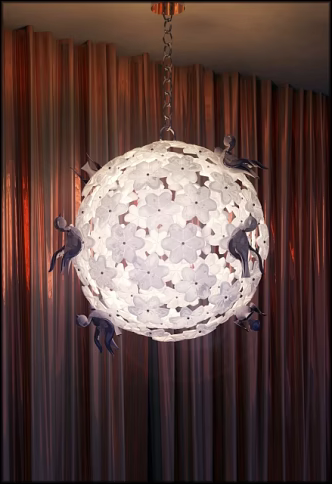 Alien chandelier 3d model