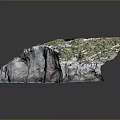Scenic Rocky Landscape with Lush Vegetation and Natural Arch Formation Reflected on Smooth Surface