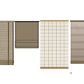 Various Materials And Styles Of Window Blinds For Home Interior Decoration