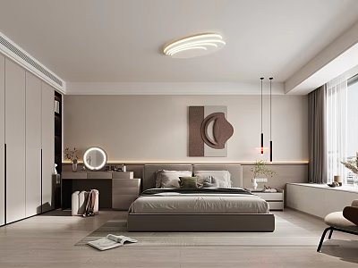 Modern Bedroom Home Bedroom 3d model