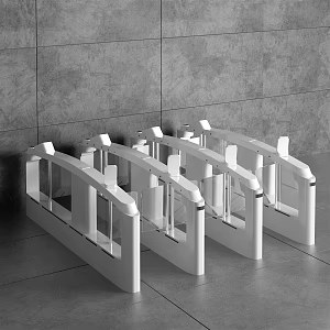 Modern Gate Machine Office Building Access Control Gate Machine 3d model