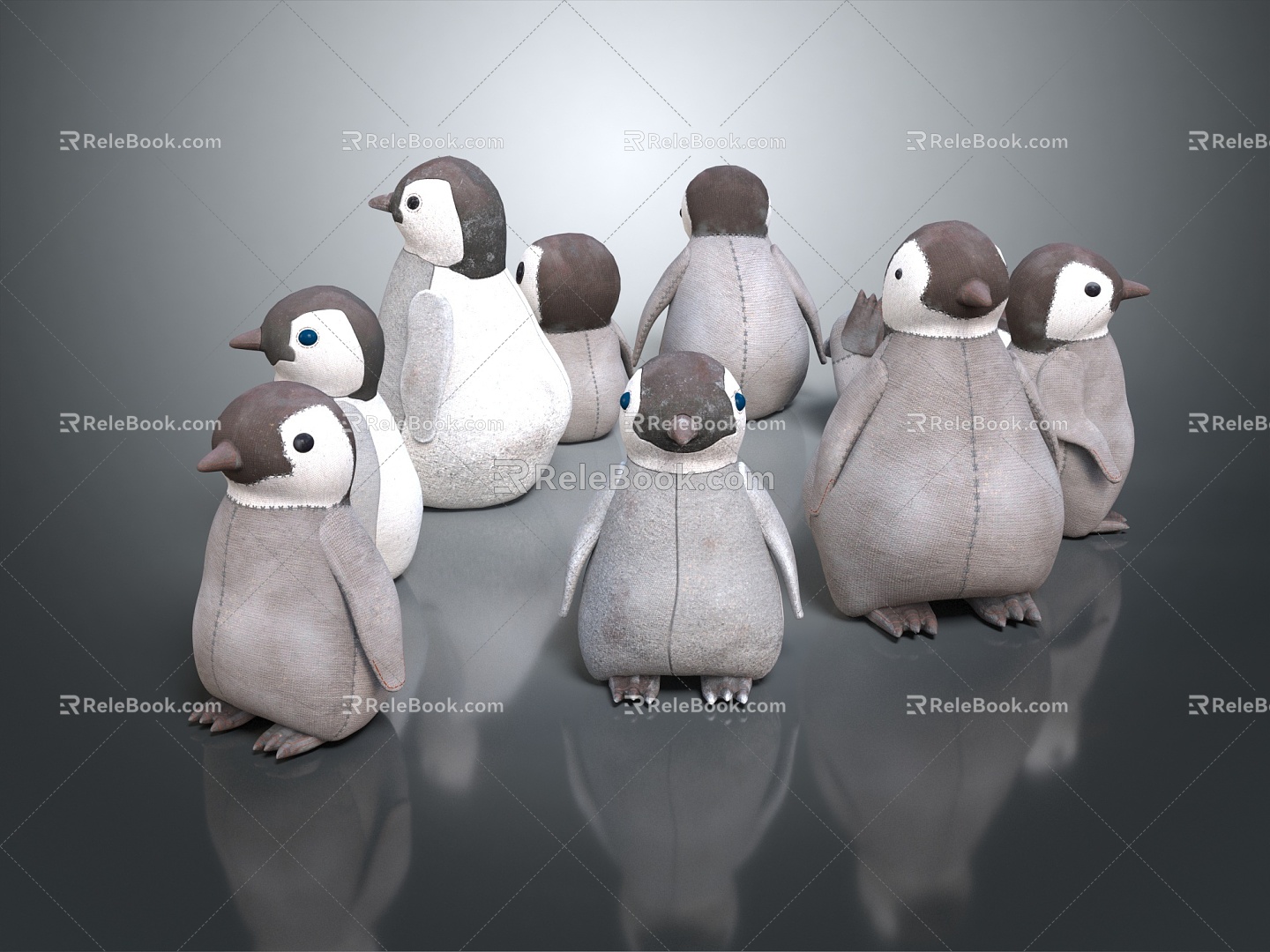 Modern Toy Penguin Toy Penguin 3d model