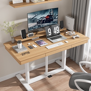 Modern computer desk 3d model