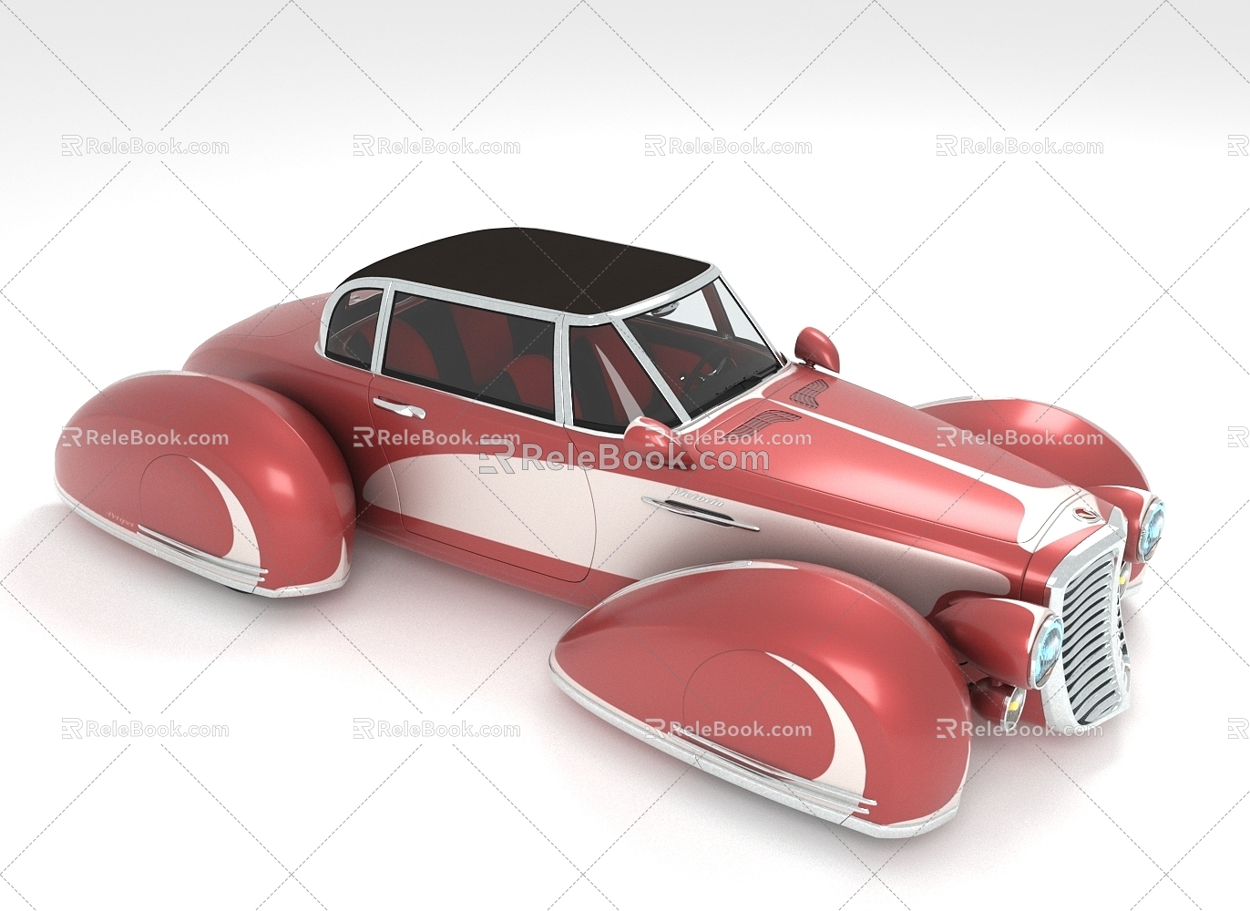 Retro Car Car sports car 3d model